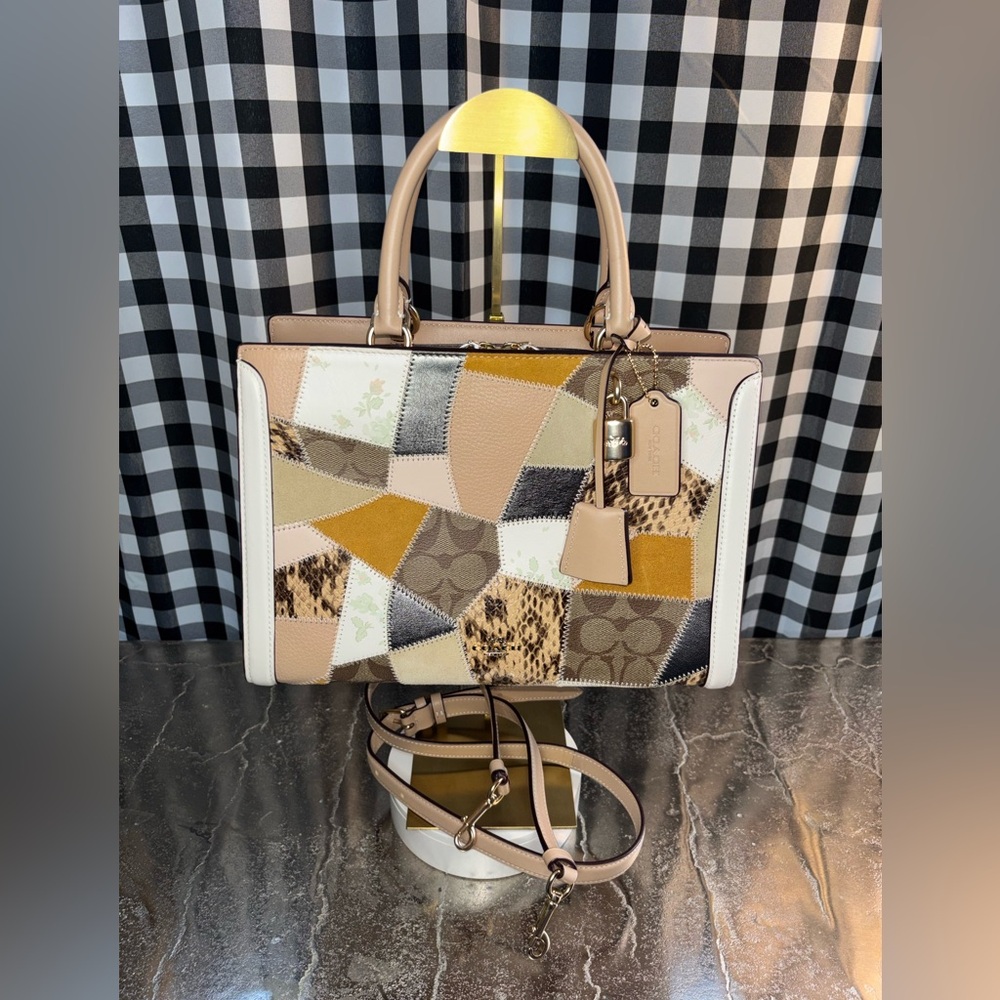 Coach Zoe Patchwork Carryall 2019 NWOT